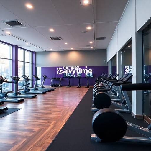 gimnasio 24 horas Anytime Fitness Sant Adrià de Besòs